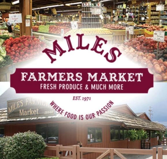 Miles' Farmers Market logo